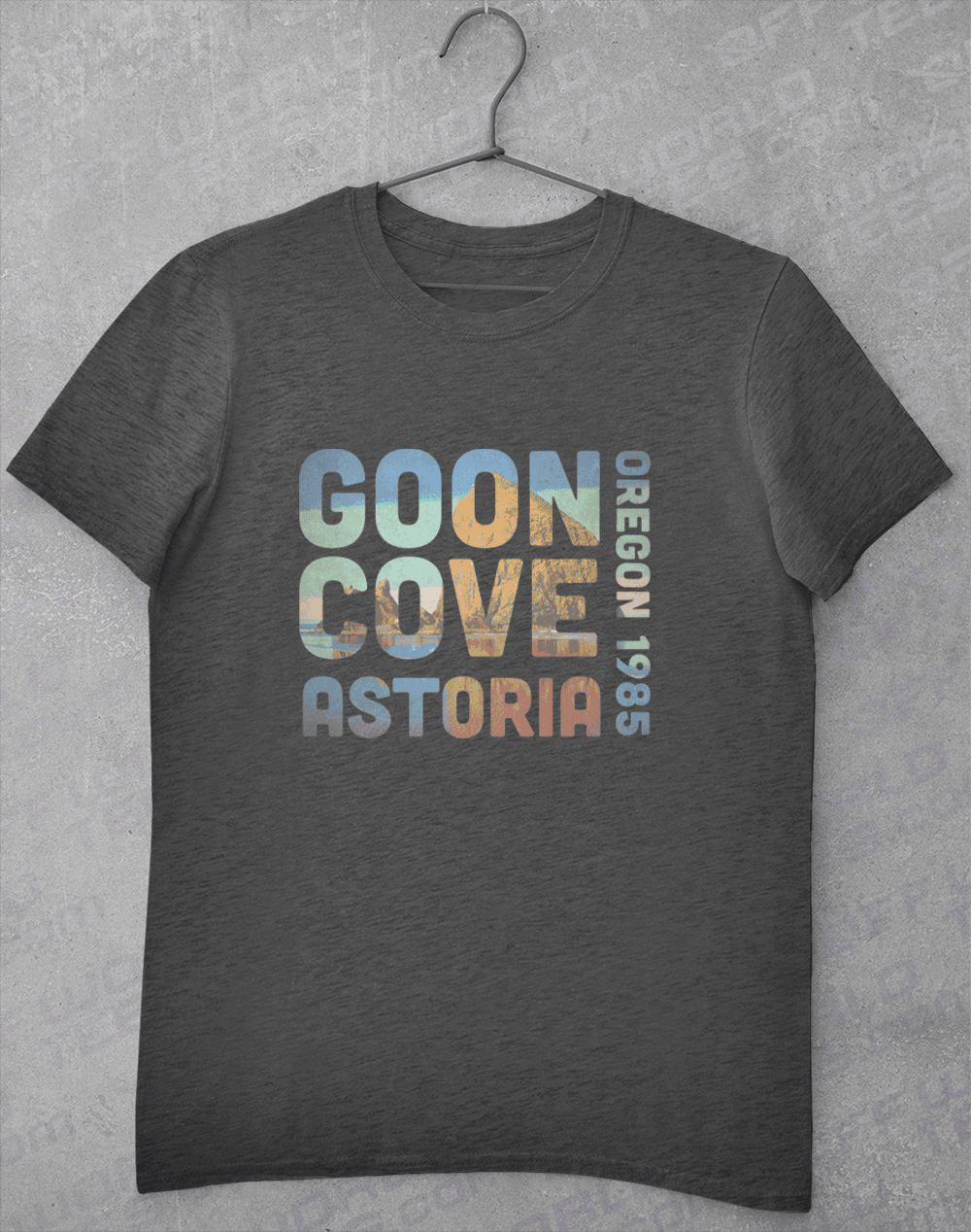 Goon Cove 1985 T-Shirt S / Dark Heather  - Off World Tees