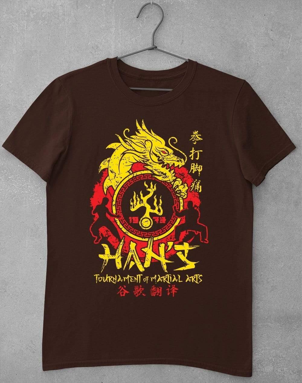 Han's Tournament of Martial Arts T-Shirt S / Dark Chocolate  - Off World Tees