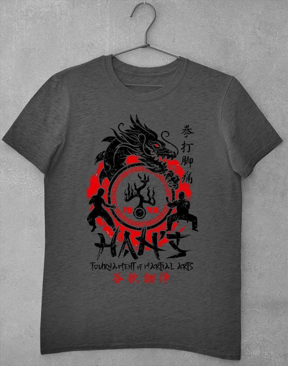 Han's Tournament of Martial Arts T-Shirt S / Dark Heather  - Off World Tees