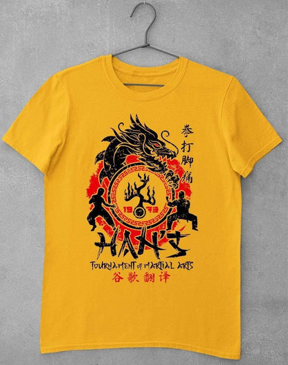 Han's Tournament of Martial Arts T-Shirt S / Gold  - Off World Tees