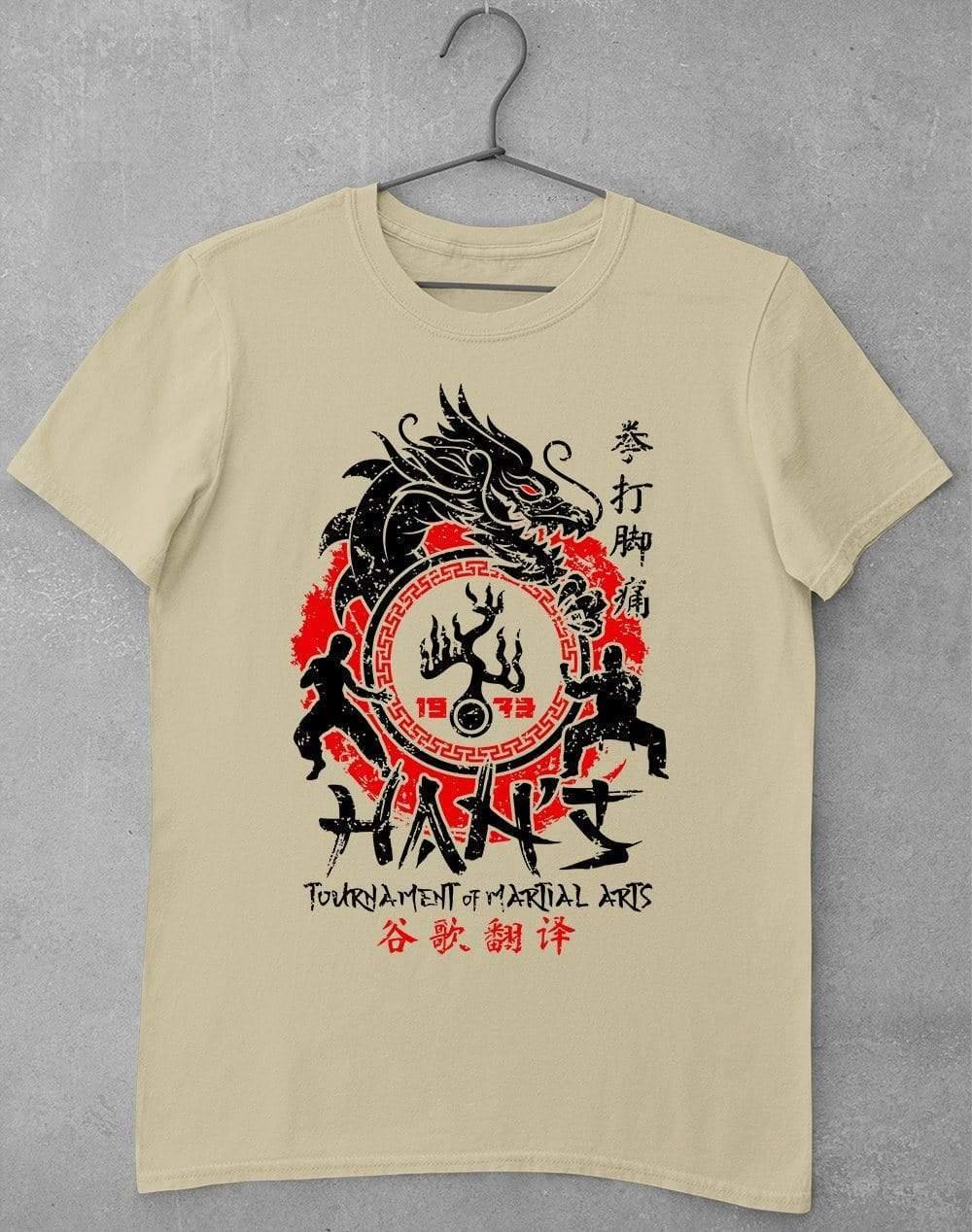 Han's Tournament of Martial Arts T-Shirt S / Sand  - Off World Tees