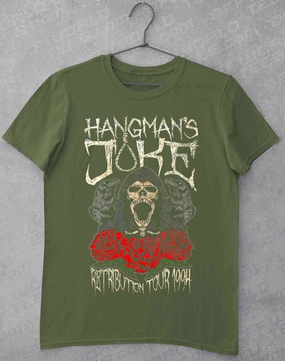 Hangman's Joke Retribution Tour 94 T-Shirt S / Military Green  - Off World Tees