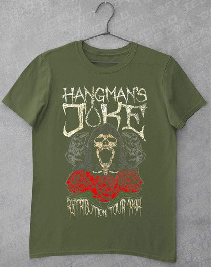 Hangman's Joke Retribution Tour 94 T-Shirt S / Military Green  - Off World Tees
