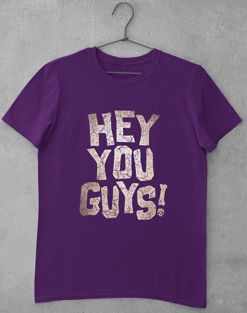 Hey You Guys T-Shirt S / Purple  - Off World Tees