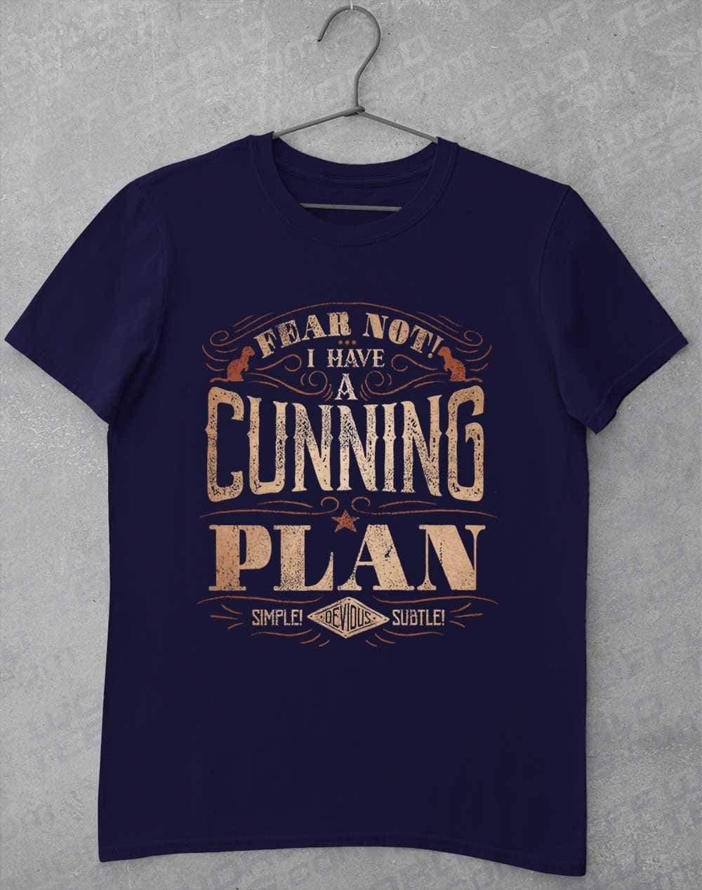 I Have a Cunning Plan T-Shirt S / Navy  - Off World Tees