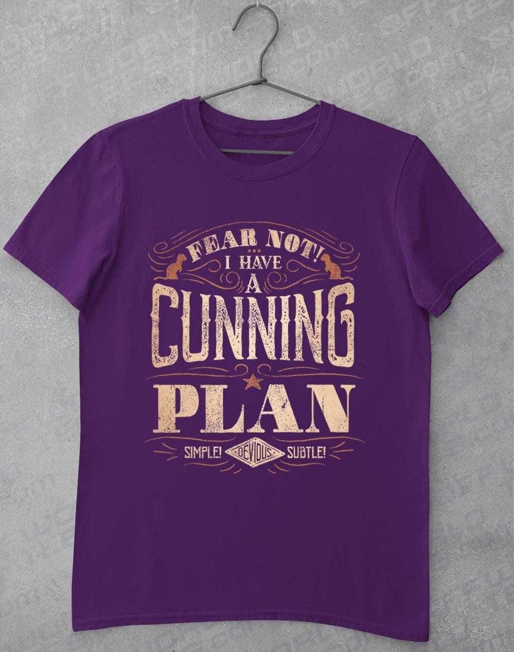 I Have a Cunning Plan T-Shirt S / Purple  - Off World Tees