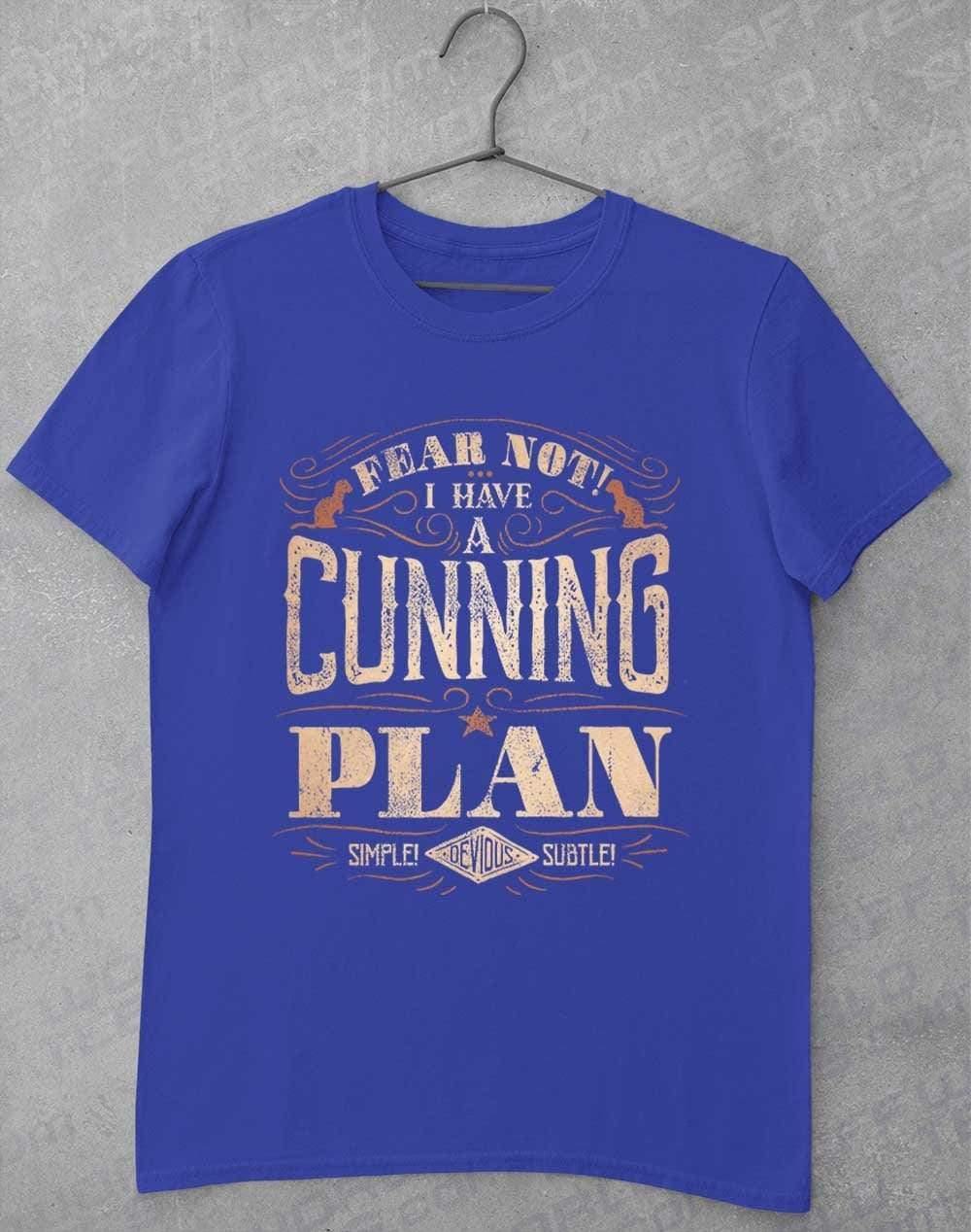 I Have a Cunning Plan T-Shirt S / Royal  - Off World Tees