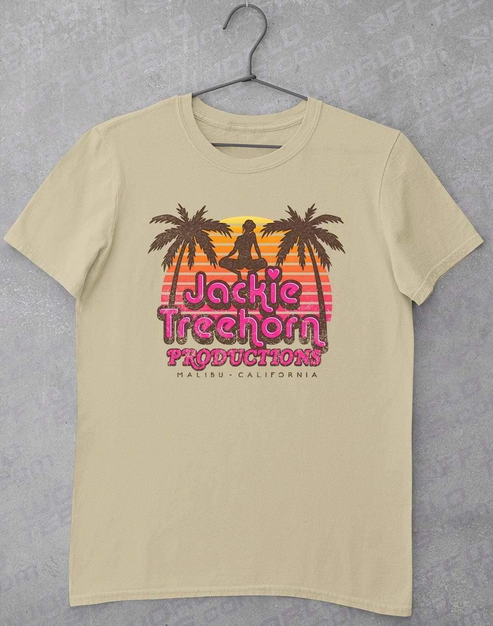 Jackie Treehorn Productions T-Shirt S / Sand  - Off World Tees