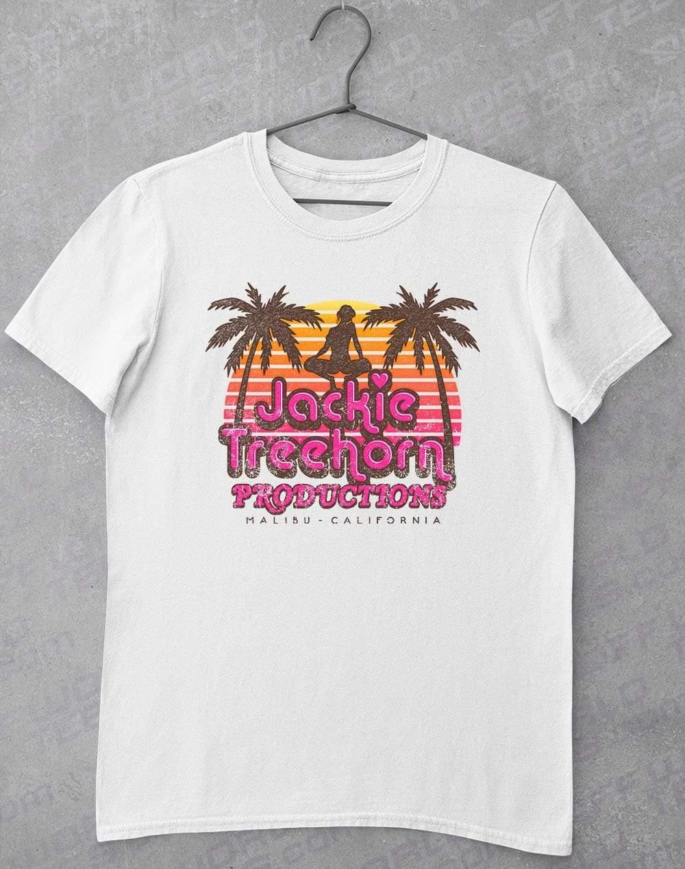 Jackie Treehorn Productions T-Shirt S / White  - Off World Tees