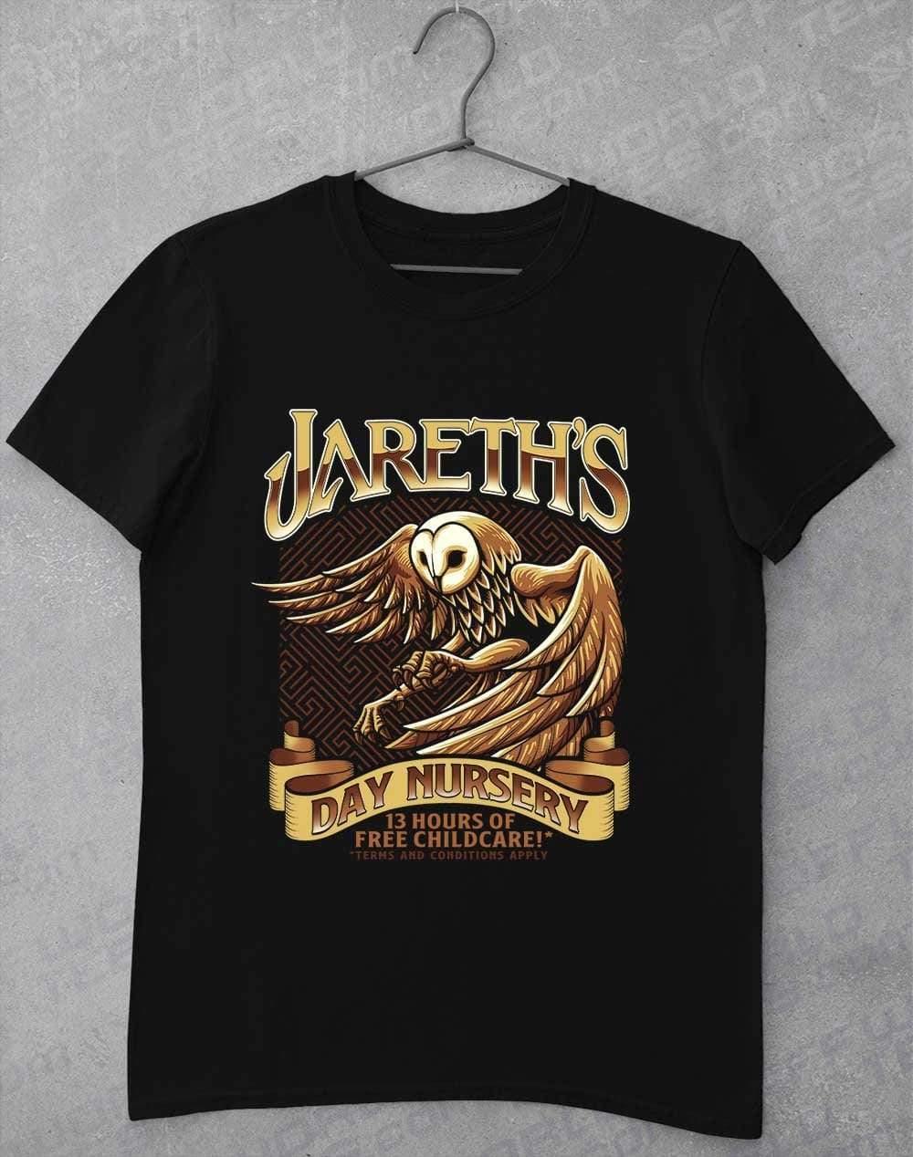 Jareth's Day Nursery T-Shirt S / Black  - Off World Tees