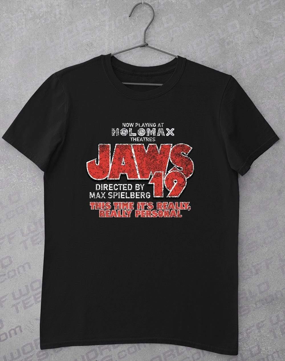 Jaws 19 T-Shirt S / Black  - Off World Tees
