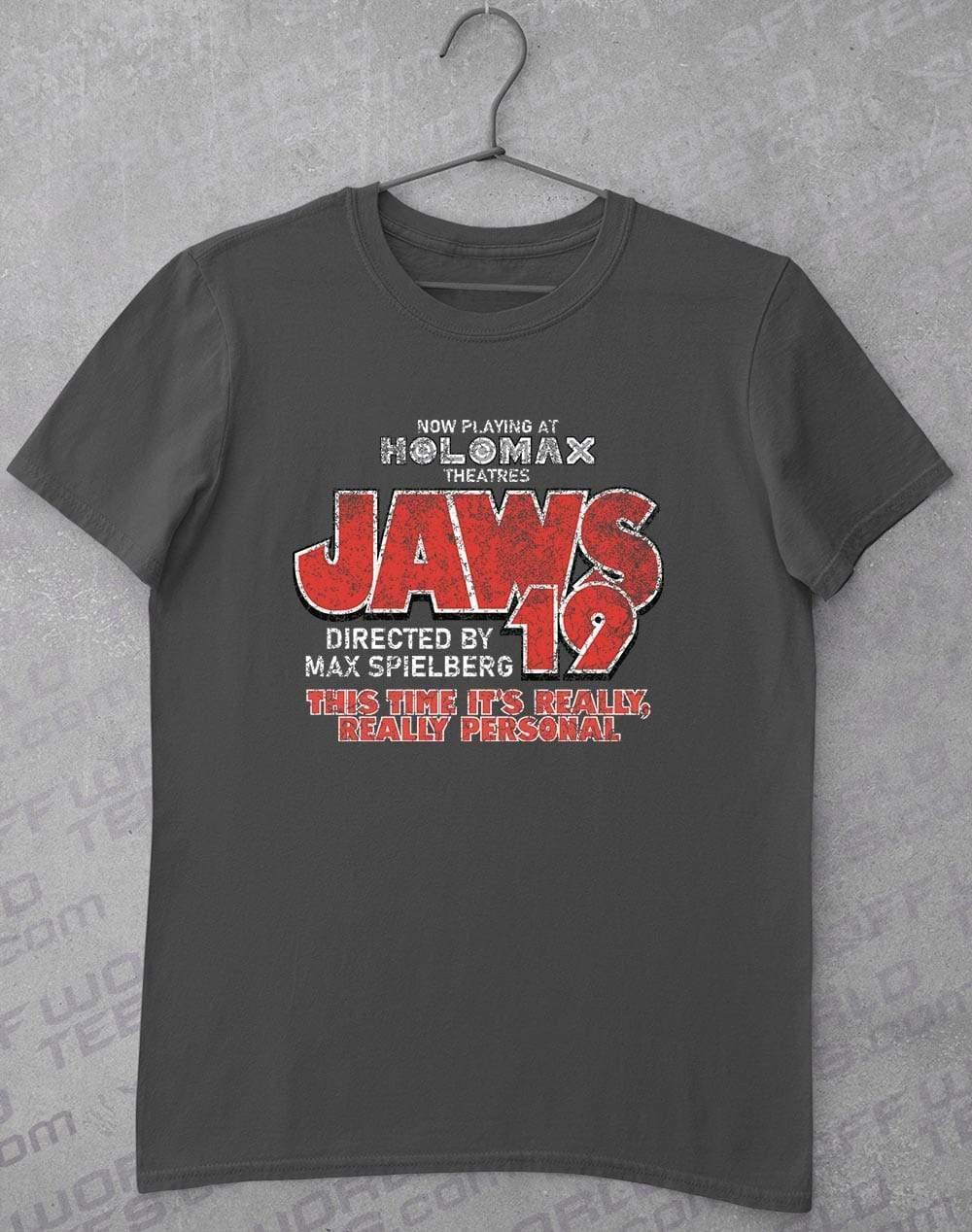 Jaws 19 T-Shirt S / Charcoal  - Off World Tees