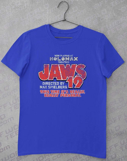 Jaws 19 T-Shirt S / Royal  - Off World Tees