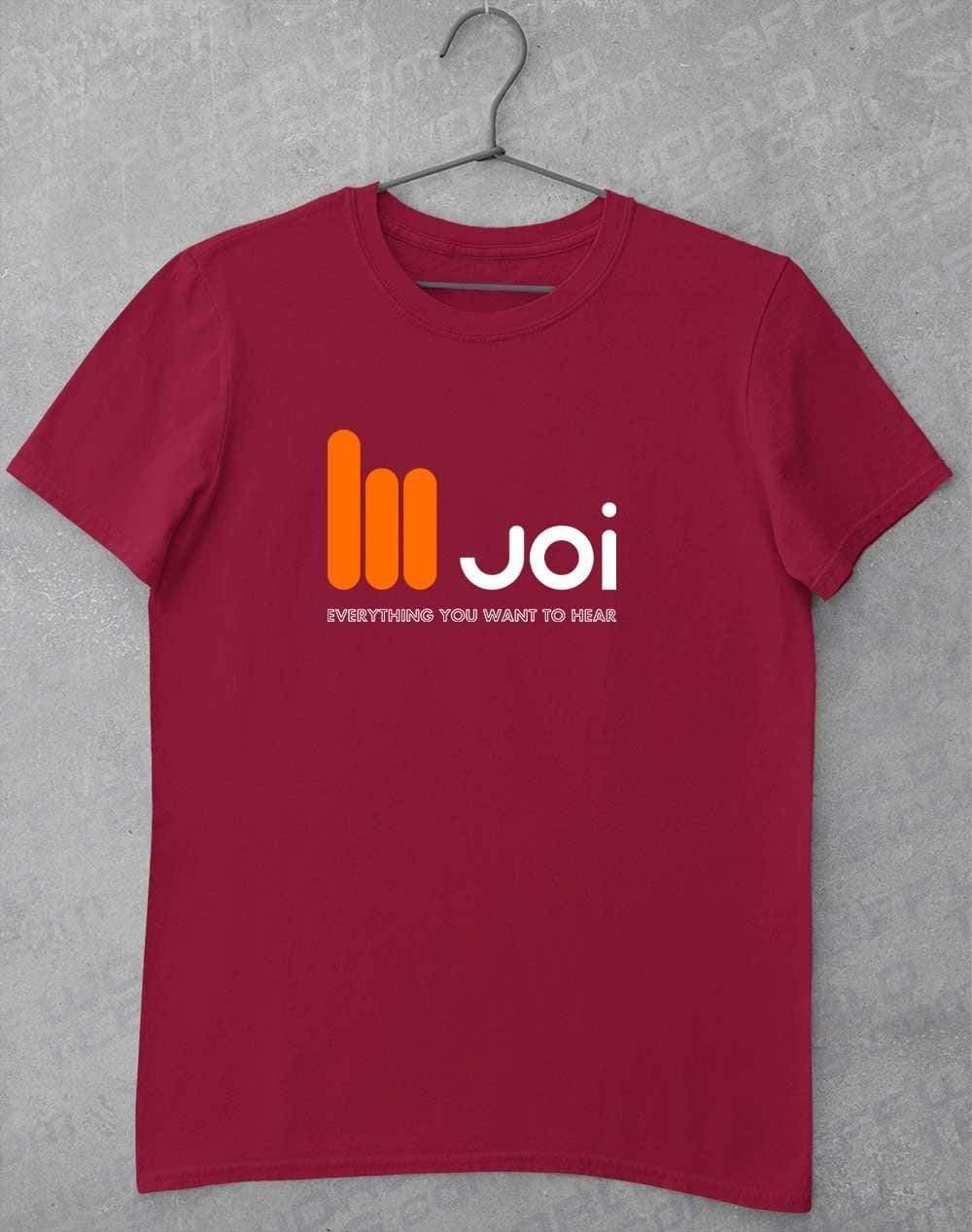 JOI Everything You Want to Hear T-Shirt S / Cardinal Red  - Off World Tees