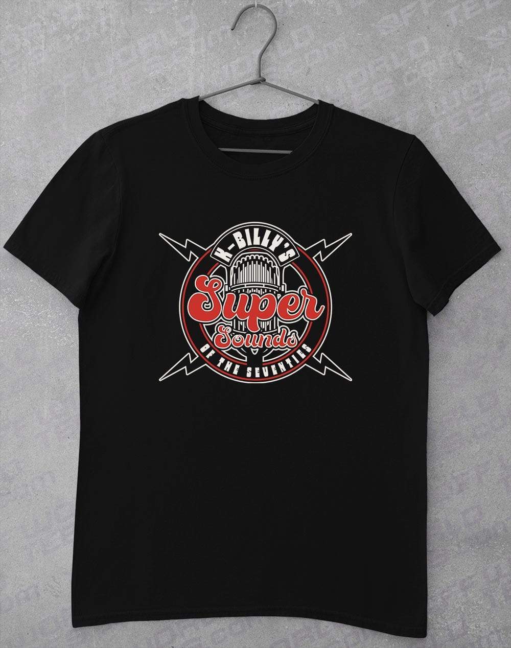 K-Billy's Super Sounds of the 70's T-Shirt L / Black  - Off World Tees