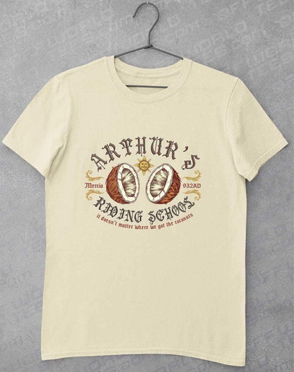 King Arthur's Riding School T-Shirt S / Natural  - Off World Tees