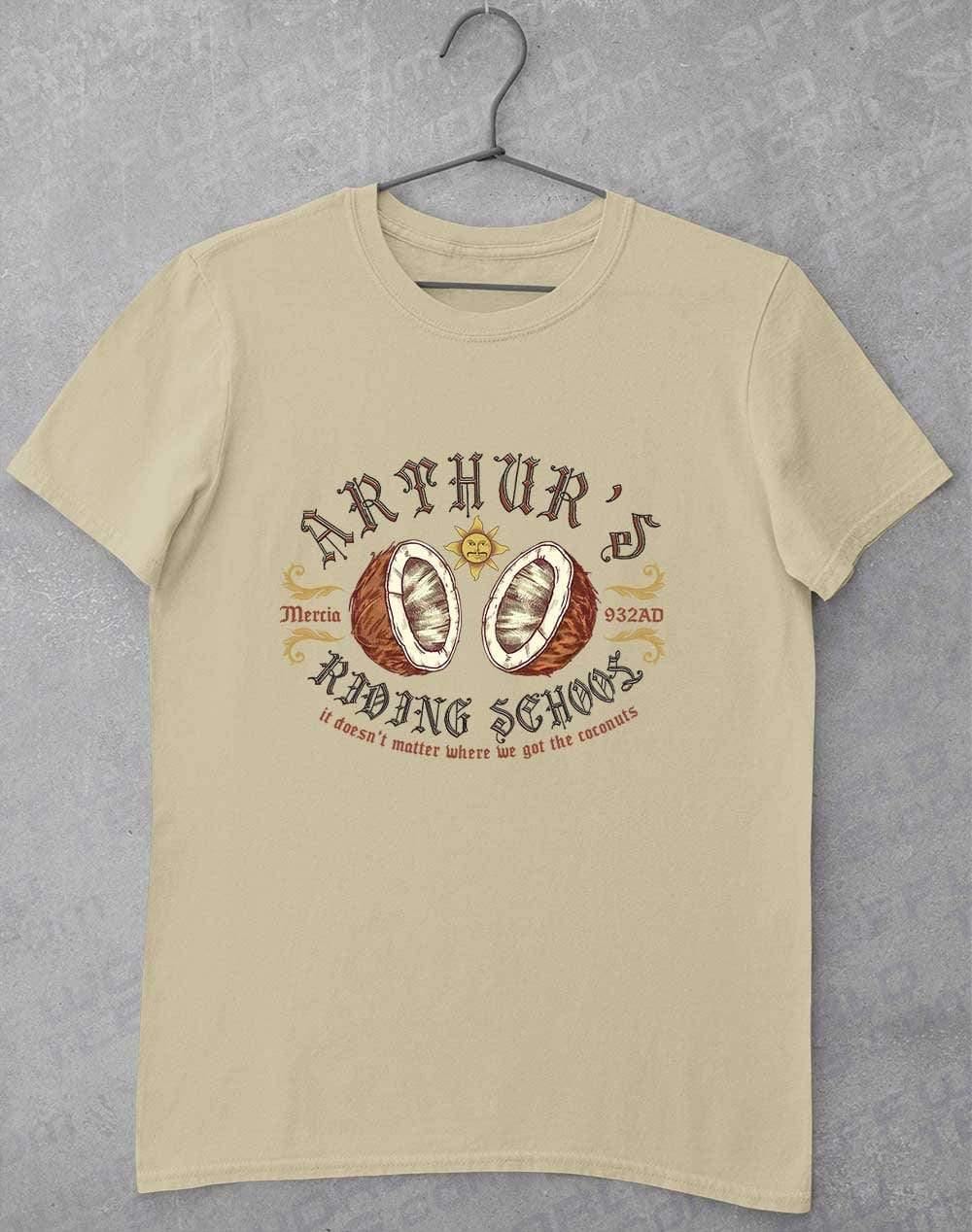 King Arthur's Riding School T-Shirt S / Sand  - Off World Tees
