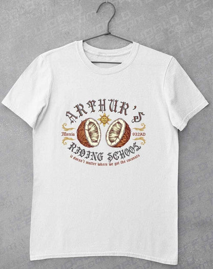 King Arthur's Riding School T-Shirt S / White  - Off World Tees
