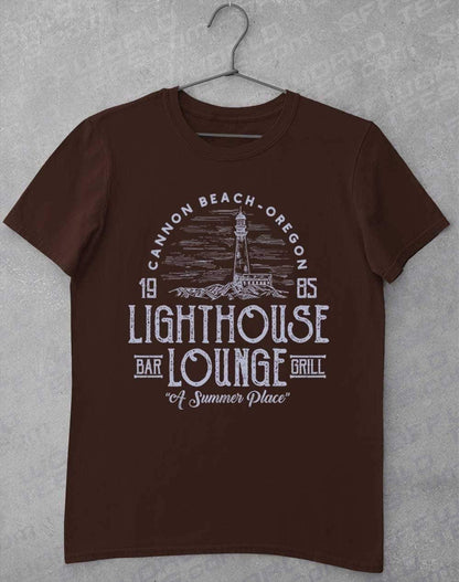 Lightouse Lounge 1985 T-Shirt S / Dark Chocolate  - Off World Tees