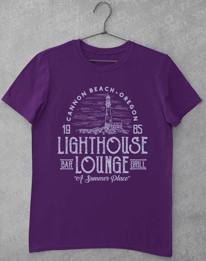 Lightouse Lounge 1985 T-Shirt S / Purple  - Off World Tees