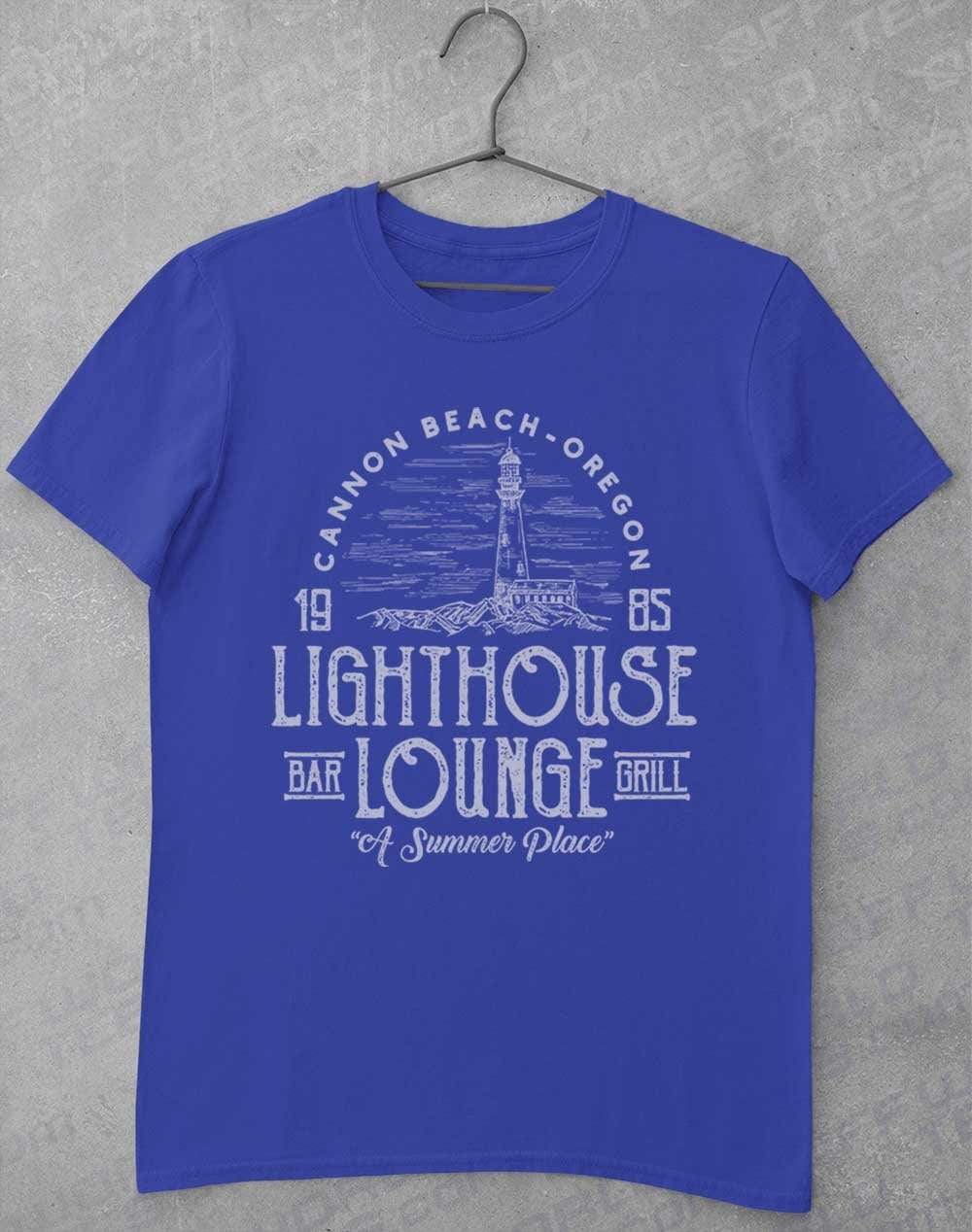 Lightouse Lounge 1985 T-Shirt S / Royal  - Off World Tees