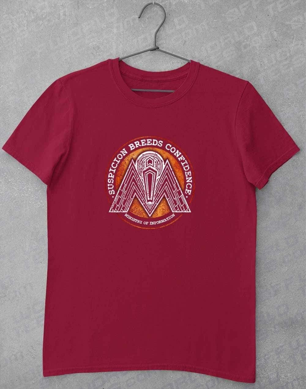 Ministry of Information T-Shirt S / Cardinal Red  - Off World Tees
