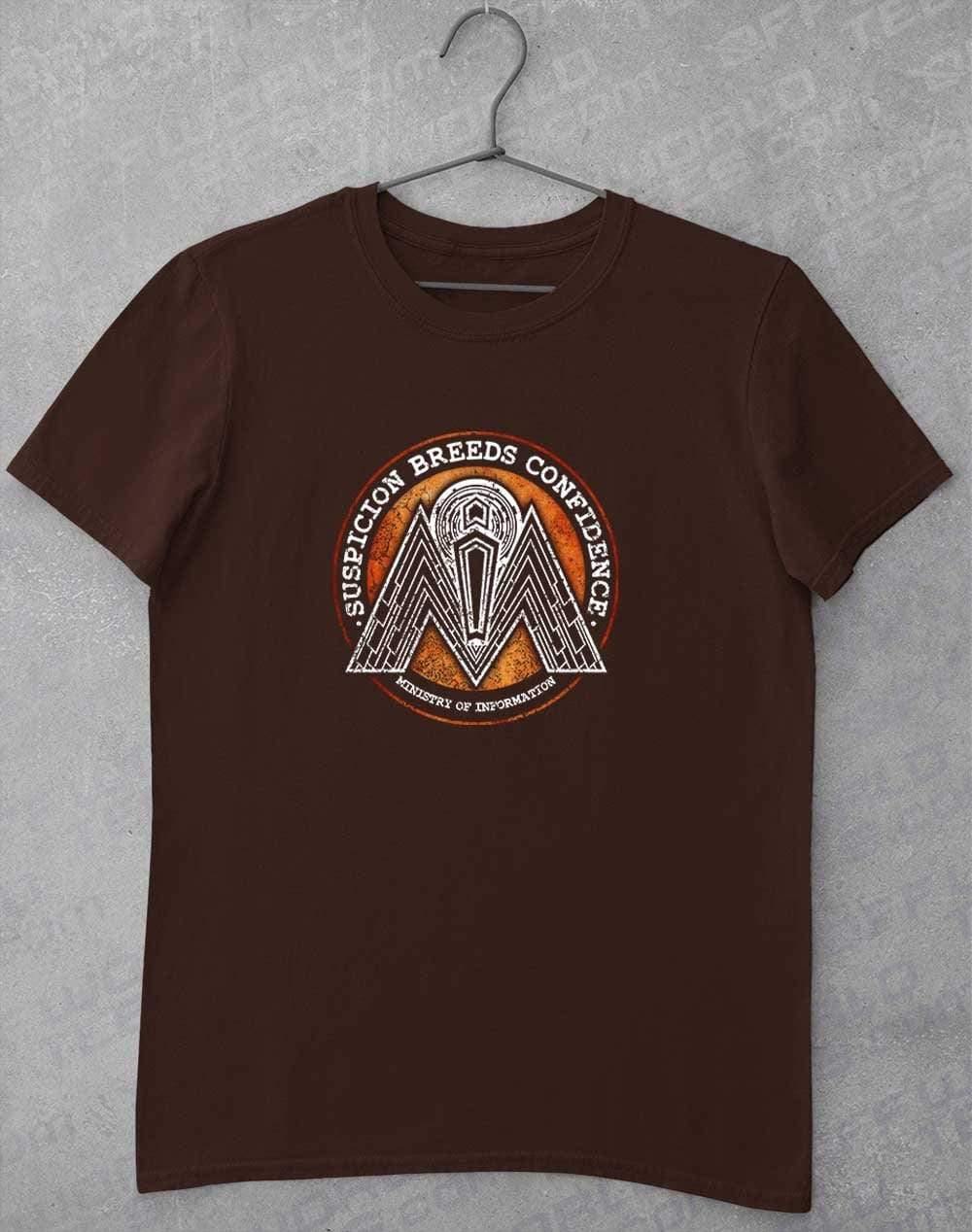 Ministry of Information T-Shirt S / Dark Chocolate  - Off World Tees