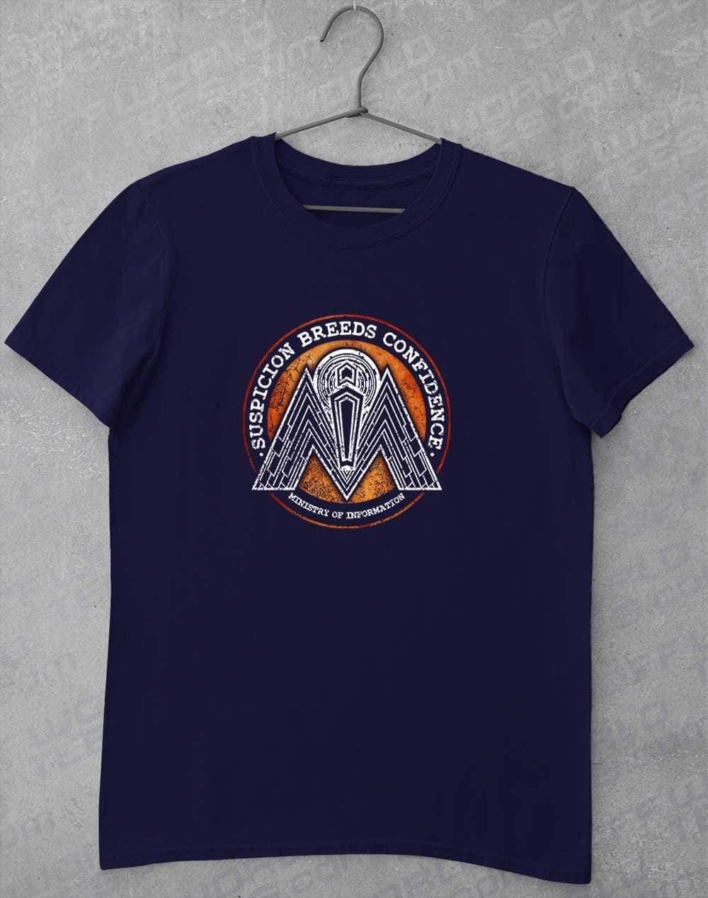 Ministry of Information T-Shirt S / Navy  - Off World Tees