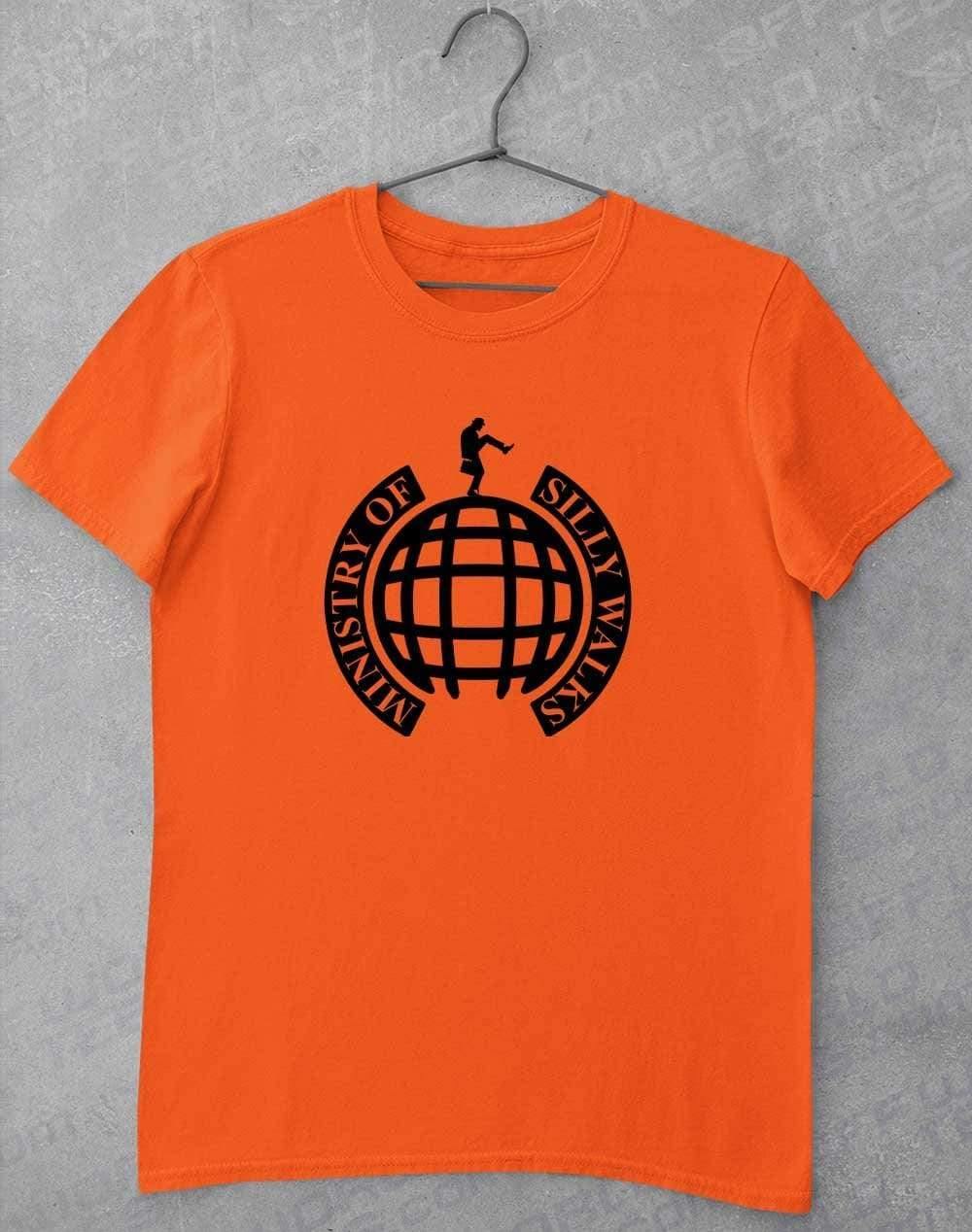 Ministry of Silly Walks T-Shirt S / Orange  - Off World Tees