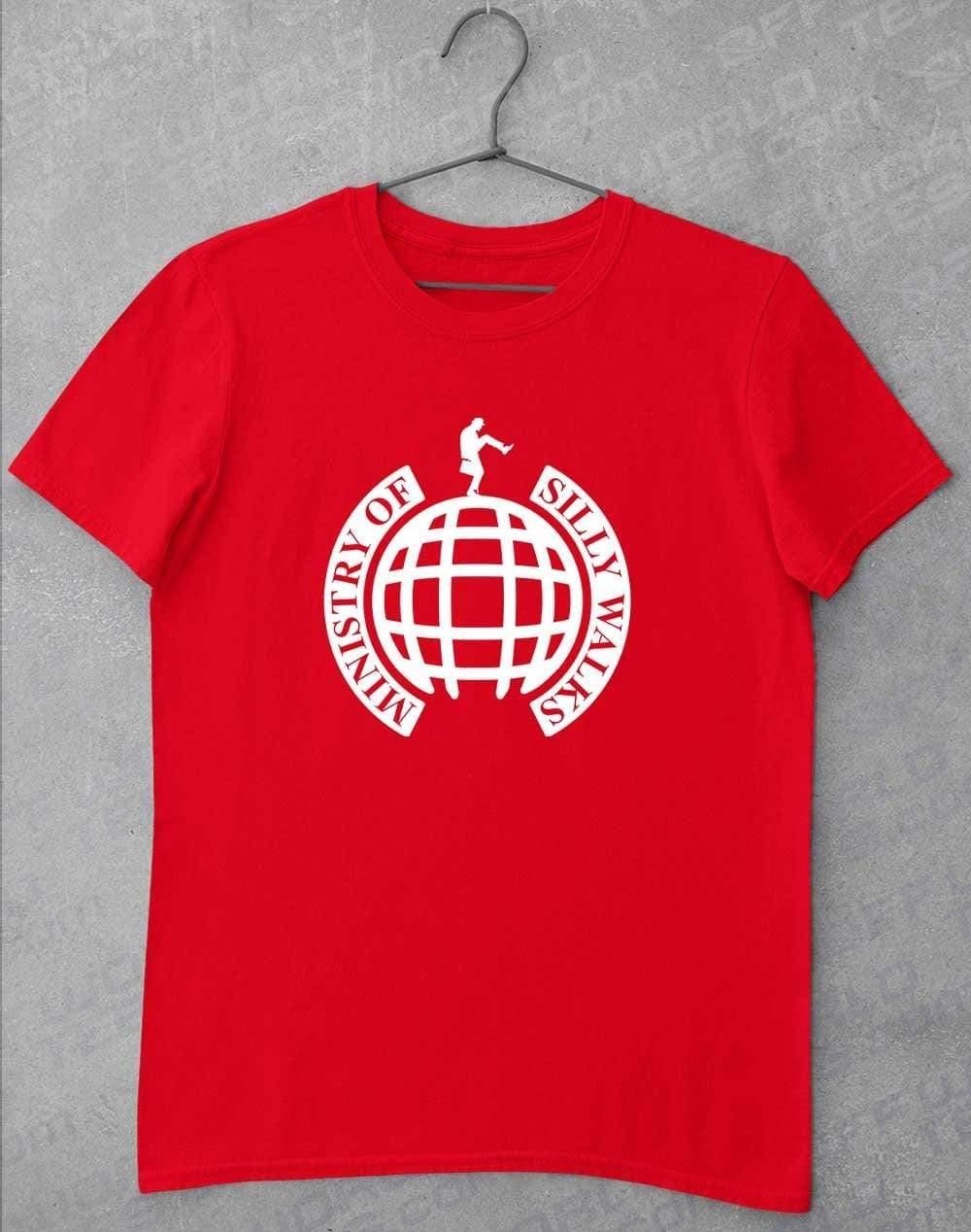 Ministry of Silly Walks T-Shirt S / Red  - Off World Tees