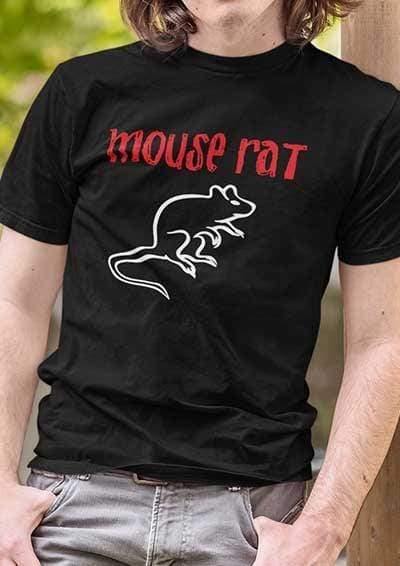 Mouse Rat Text Logo T-Shirt  - Off World Tees