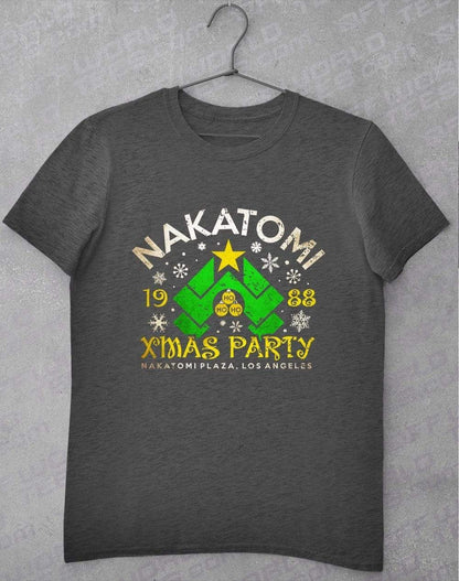 Nakatomi Xmas Party T-Shirt S / Dark Heather  - Off World Tees