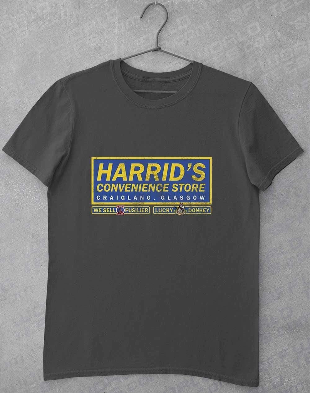 Navid Harrid's Shop Logo T-Shirt S / Charcoal  - Off World Tees