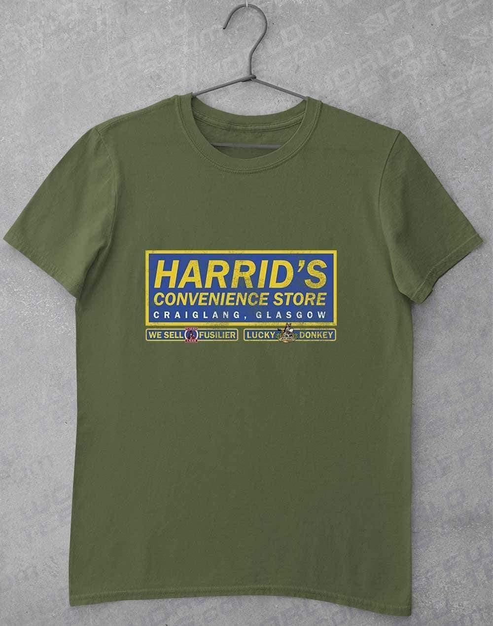 Navid Harrid's Shop Logo T-Shirt S / Military Green  - Off World Tees