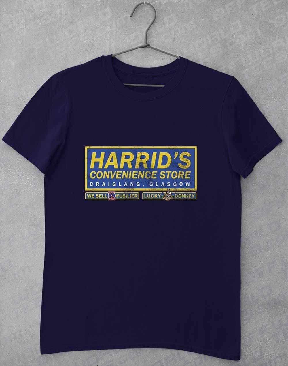 Navid Harrid's Shop Logo T-Shirt S / Navy  - Off World Tees