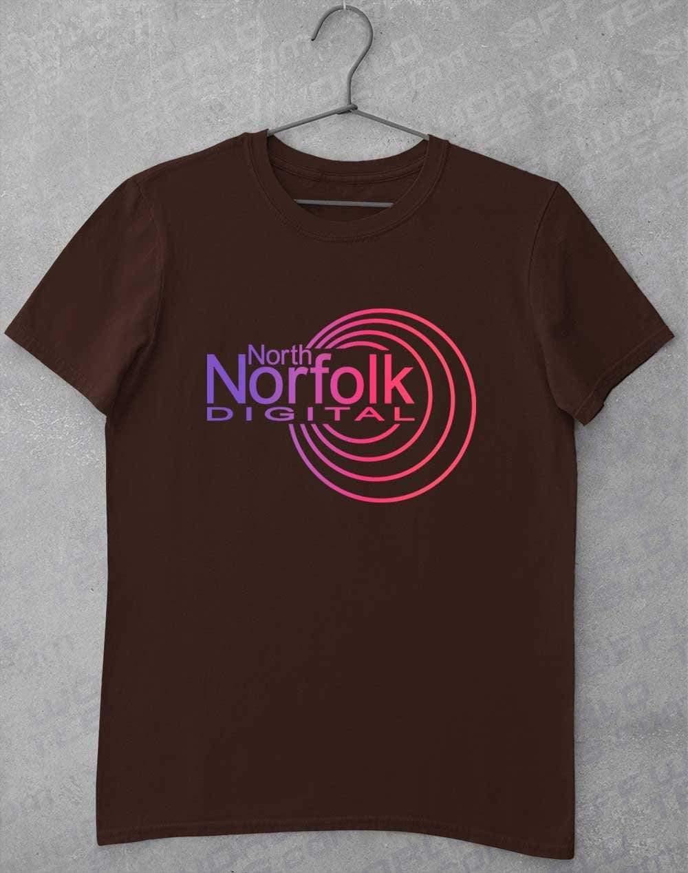 North Norfolk Digital T-Shirt S / Dark Chocolate  - Off World Tees