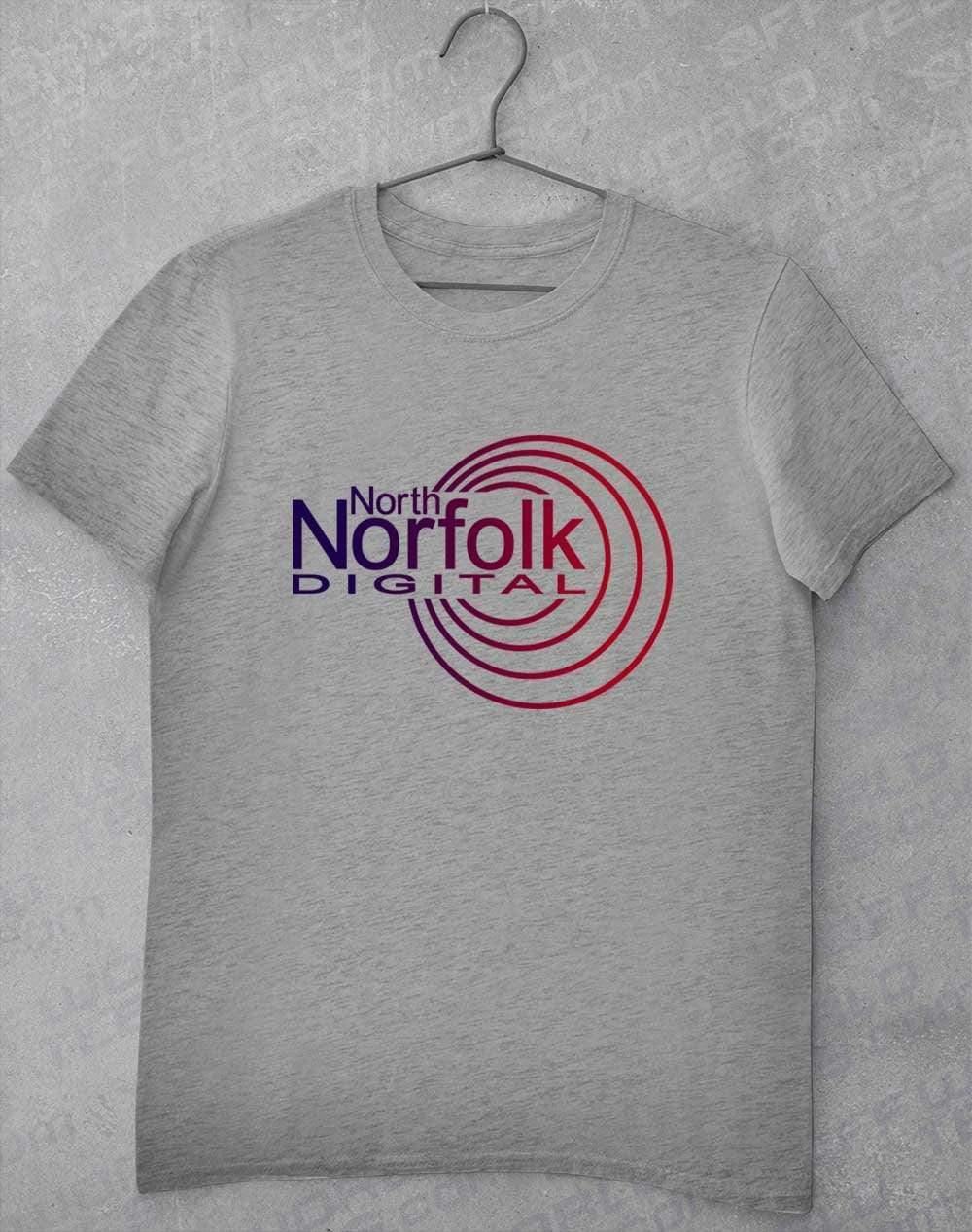 North Norfolk Digital T-Shirt S / Heather Grey  - Off World Tees