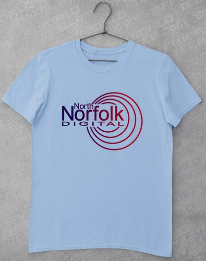 North Norfolk Digital T-Shirt S / Light Blue  - Off World Tees