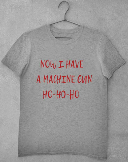 Now I Have a Machine Gun T-Shirt S / Sport Grey  - Off World Tees