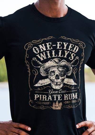 One-Eyed Willy's Goon Cove Rum T-Shirt  - Off World Tees