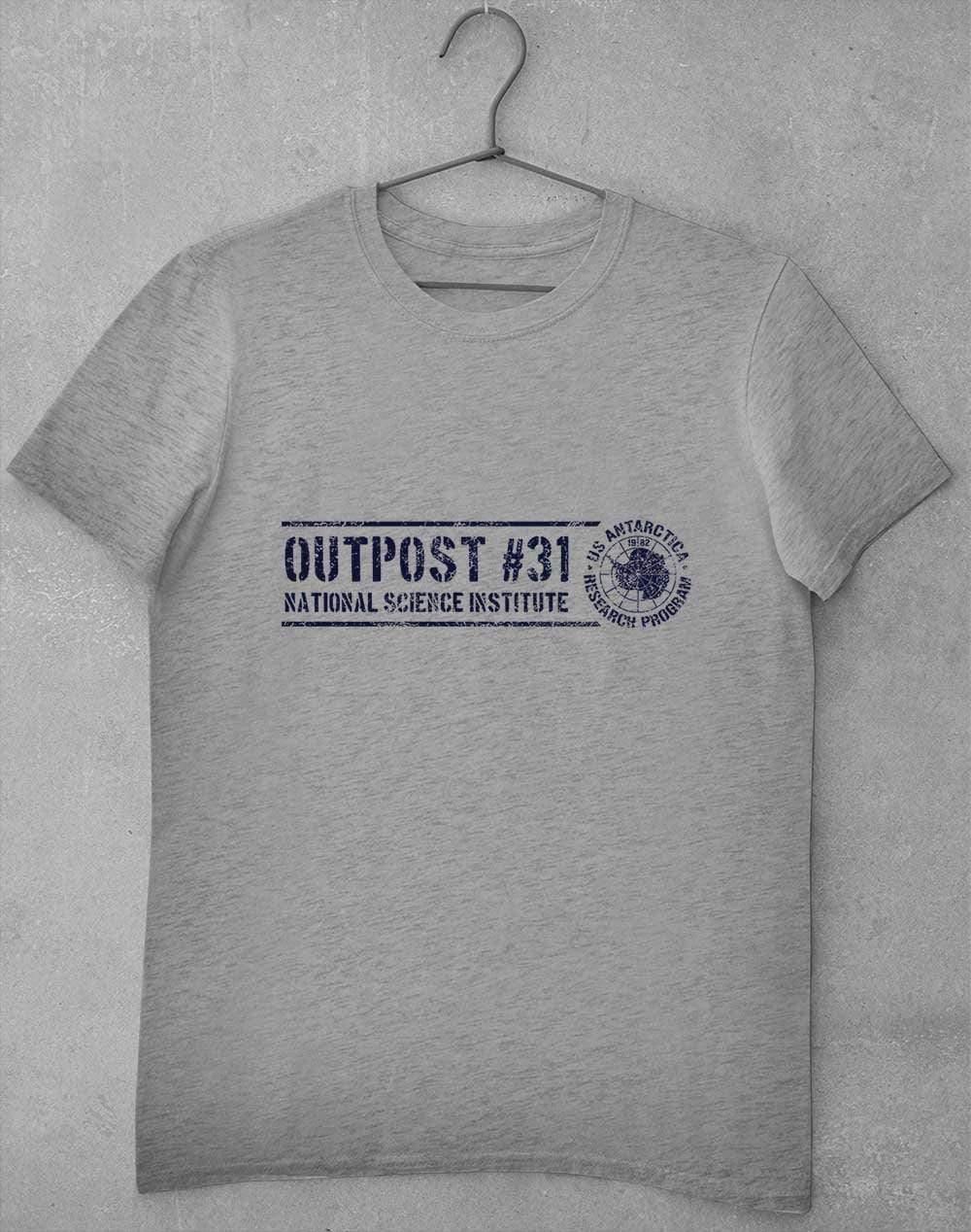 Outpost 31 Antarctica T-Shirt S / Heather Grey  - Off World Tees