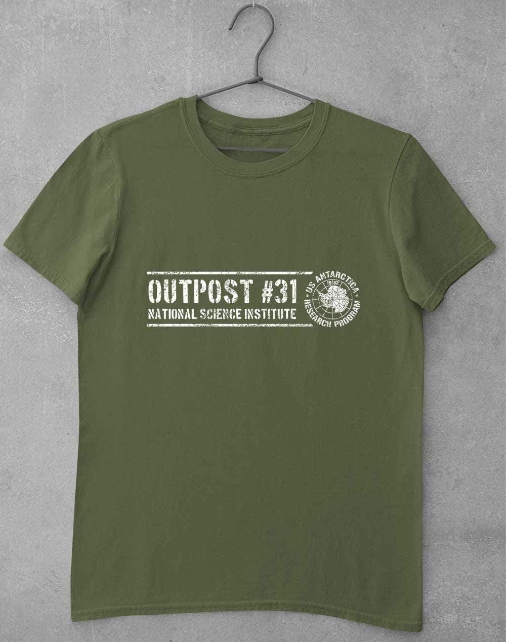 Outpost 31 Antarctica T-Shirt S / Military Green  - Off World Tees