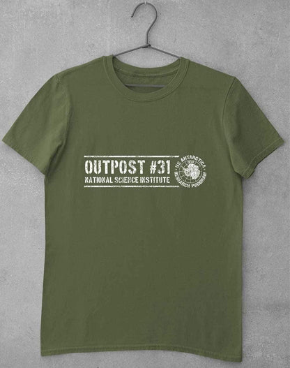 Outpost 31 Antarctica T-Shirt S / Military Green  - Off World Tees