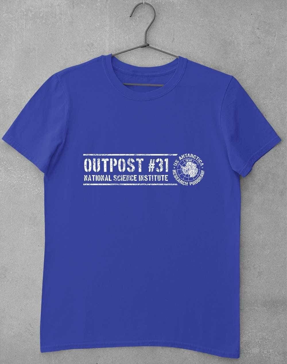 Outpost 31 Antarctica T-Shirt S / Royal  - Off World Tees
