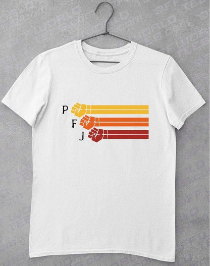 PFJ Fists T-Shirt S / White  - Off World Tees