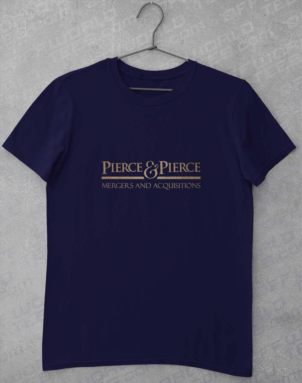 Pierce and Pierce T-Shirt S / Navy  - Off World Tees