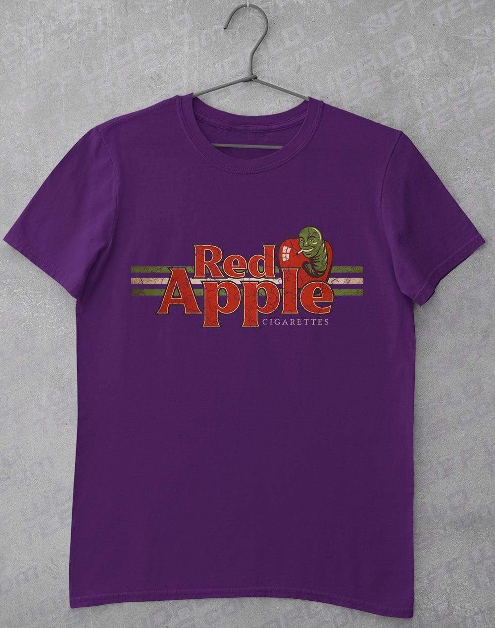 Red Apple Cigarettes T-Shirt S / Purple  - Off World Tees