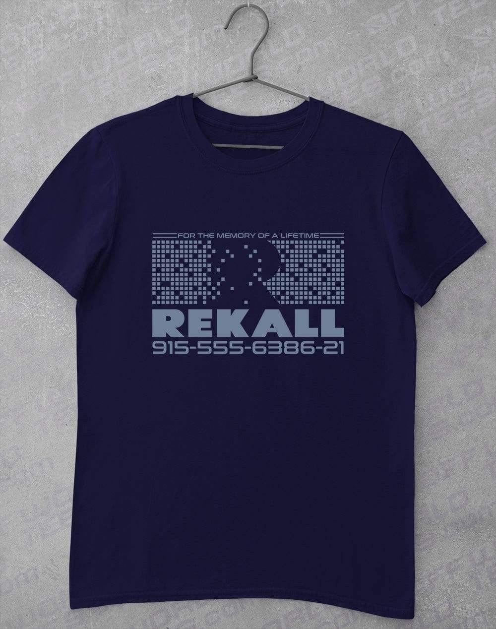 Rekall T-Shirt S / Navy  - Off World Tees