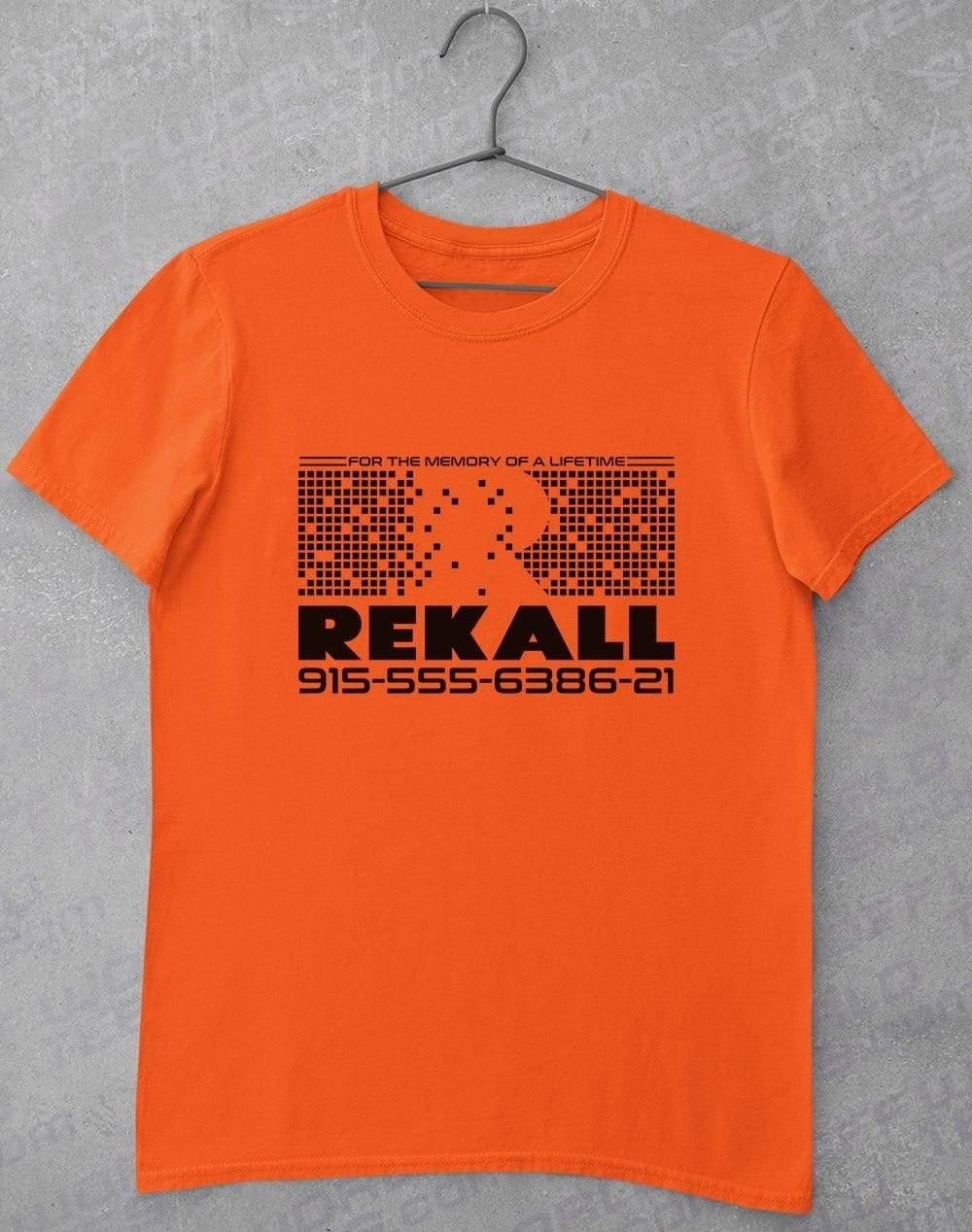 Rekall T-Shirt S / Orange  - Off World Tees