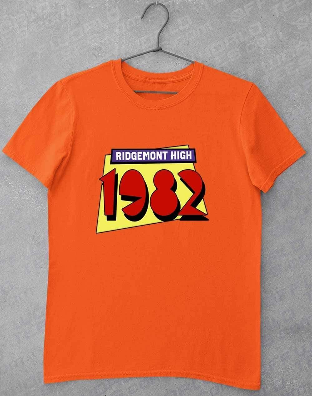 Ridgemont High 1982 T-Shirt S / Orange  - Off World Tees